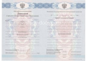Диплом техникума 2011-2013 в Кургане