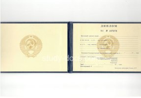 Диплом техникума ссср старого образца в Кургане